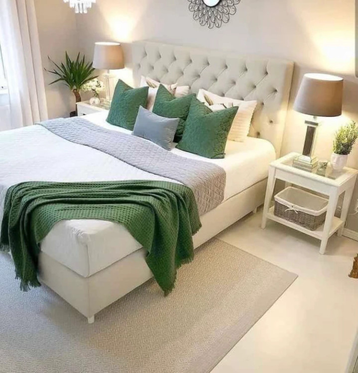 تخت خواب - لمسه - تخت سبز - سرویس خواب