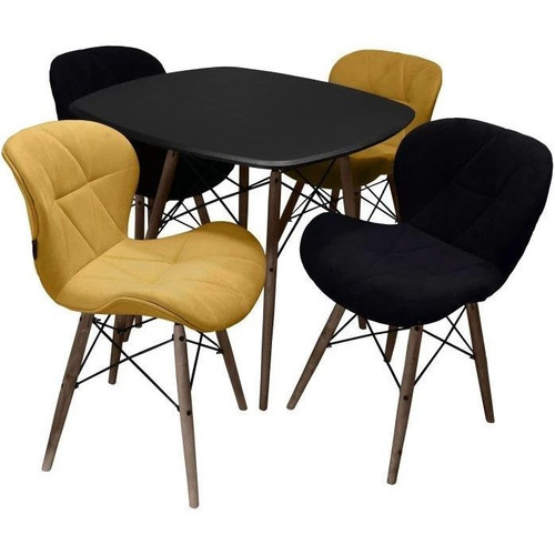 میز و صندلی ناهارخوری زین اسبی چهارنفره