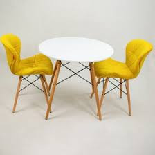 میز و صندلی ناهارخوری دو نفره زین اسبی