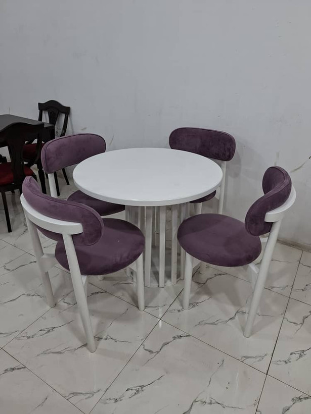 میز و صندلی ناهارخوری چهارنفره نوبل