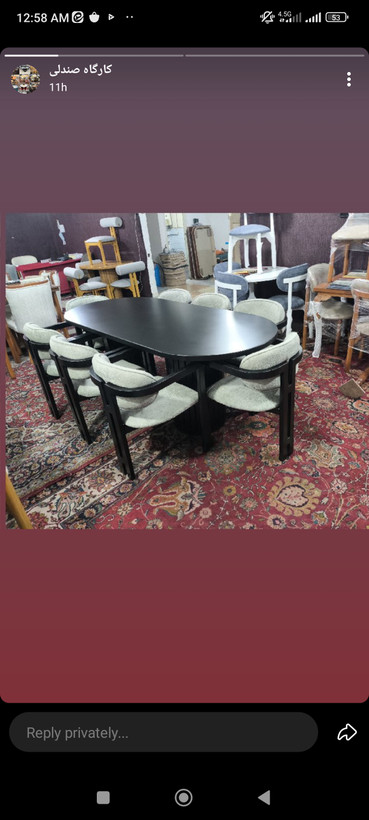 سرویس ناهارخوری ۸ نفره چوبی